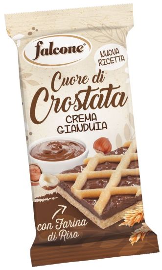 Immagine di CROSTATA FALCONE TRANCIO 60gr 13pz - GIANDUIA