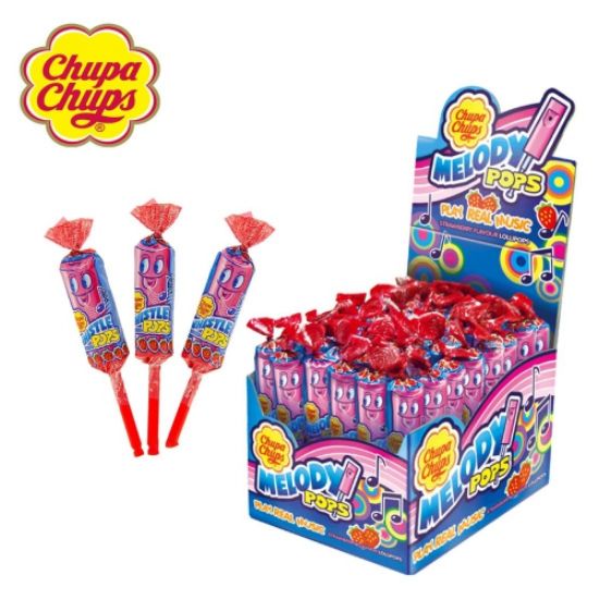 Picture of CHUPA CHUPS MELODY POPS 48pz FISCHIETTO