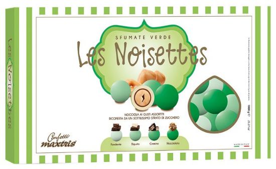 Picture of CONFETTI MAXTRIS 1kg SFUM.VERDE LES NOISETTES