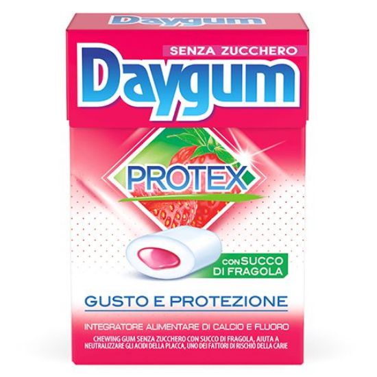 Picture of PERFETTI DAYGUM ASTUCCIO PROTEX FRAGOLA GEL S/Z 20pz