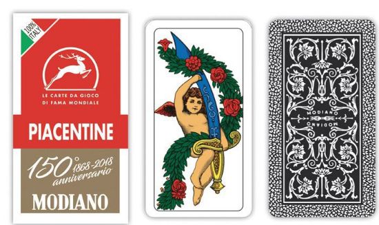 Picture of CARTE DA GIOCO PIACENTINE 150 ROSSO MODIANO 1pz