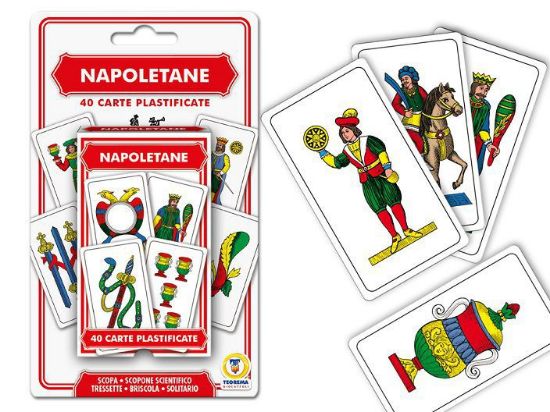 Picture of CARTE DA GIOCO NAPOLETANE PLASTIFICATE 40 CARTE