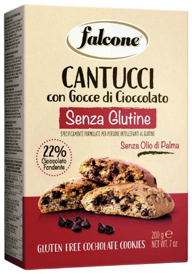 Immagine di BISCOTTI CANTUCCI FALCONE 1pz 200gr CIOCCOLATO - SENZA GLUTINE