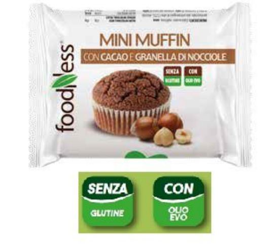 Picture of TORTINA FOODNESS MINI MUFFIN CACAO 10pz - SENZA GLUTINE