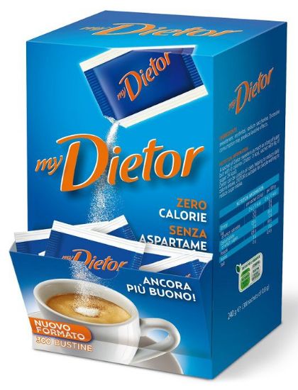 Immagine di ZUCCHERO DOLCIFICANTE DIETOR DISPENSER 300pz - 240gr