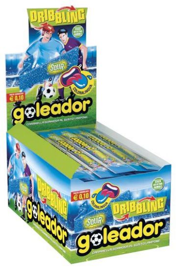 Picture of PERFETTI GOLEADOR DRIBBLING BLUE 144pz