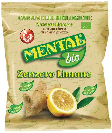 Picture of MENTAL CARAMELLE BUSTA 90gr ZENZERO LIMONE