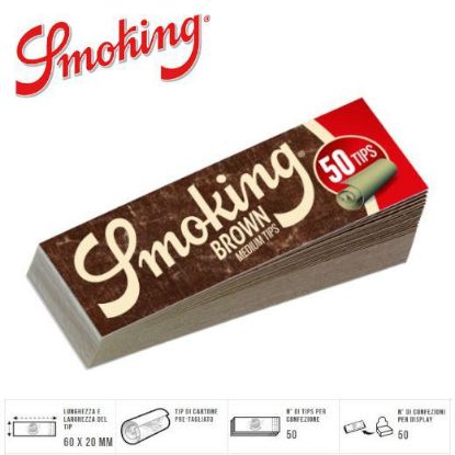 Picture of FILTRI CARTA SMOKING BROWN 50x50pz (Acc. 9)-PROV-C00572002