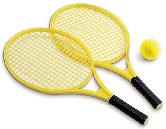 Picture of GIOCHI RACCHETTE TENNIS L.54cm 1pz JUMBO IN RETE