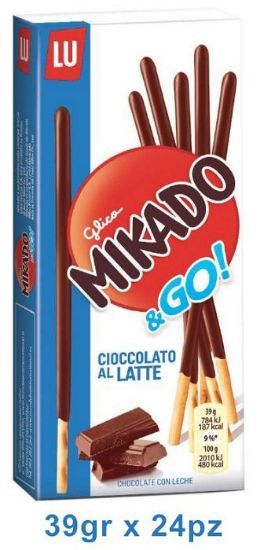 Immagine di SNACK MIKADO LATTE 24pz 39gr