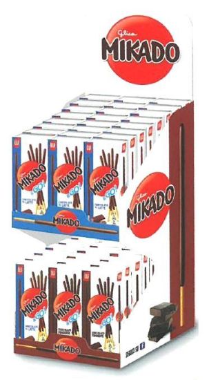 Immagine di SNACK MIKADO EXPO LATTE FONDENTE 48pz 39gr