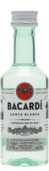 Picture of MIGNON BACARDI PET 40gradi 5cl. 10pz