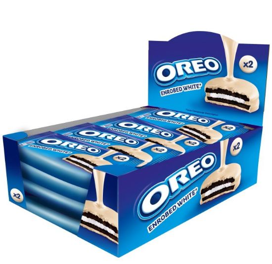 Immagine di BISCOTTI OREO RICOPERTI 41g 24pz WHITE - BANADAS