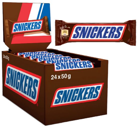 Picture of MASTERFOOD SNICKERS CLASSIC 50gr 24pz