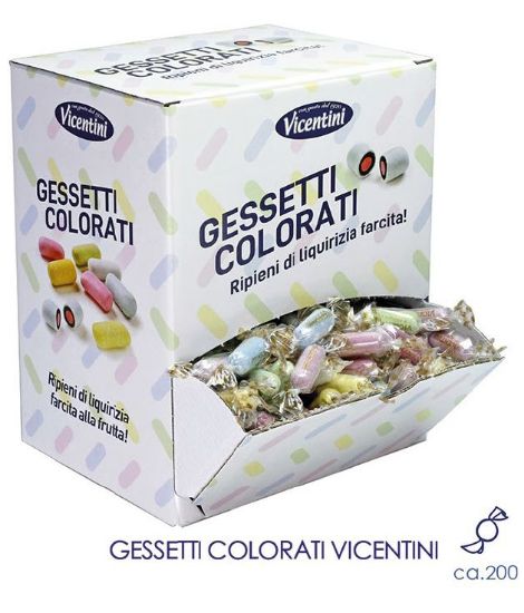 Picture of VICENTINI GESSETTI LIQUIRIZIA 1kg 200pz BOCCA DI LUPO