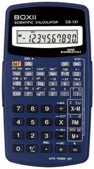 Picture of CALCOLATRICE BOXII SCIENTIFICA CS131 1pz 10 CIFRE