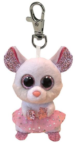 Immagine di PELUCHES BEANIE BOOS CLIPS 8cm - 1pz NINA PORTACHIAVI