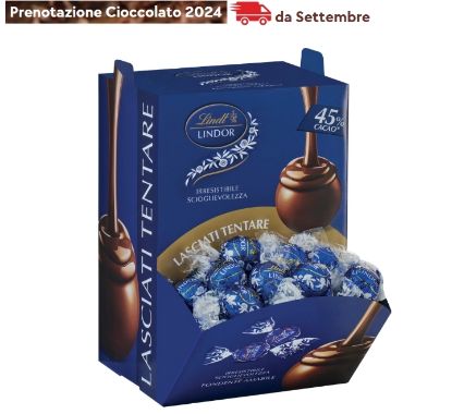 Picture of LINDT BOULES LINDOR 1200gr FONDENTE45% 96pz bocca di lupo