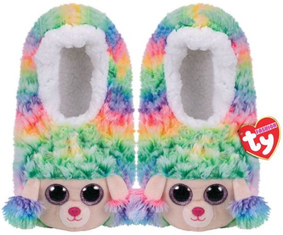 Picture of PELUCHES BEANIE 1pz PANTOFOLE RAINBOW MEDIUM mis.29-31