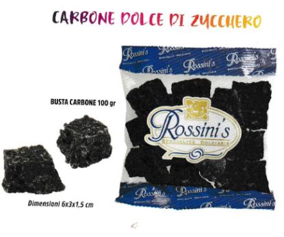 Immagine di ROSSINI CARBONE BEFANA 24pz 100gr