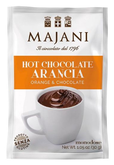 Picture of CIOCCOLATA MAJANI 25pz ARANCIA BUSTINA MONODOSE