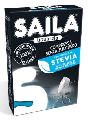 Immagine di SAILA ASTUCCIO LIQUIRIZIA FREE STEVIA 16pz COMPRESSA SENZA ZUCCHERO