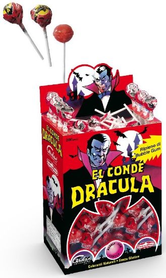 Picture of CASA DEL DOLCE CHUPA DRACULA CILIEGIA 200pz 9gr