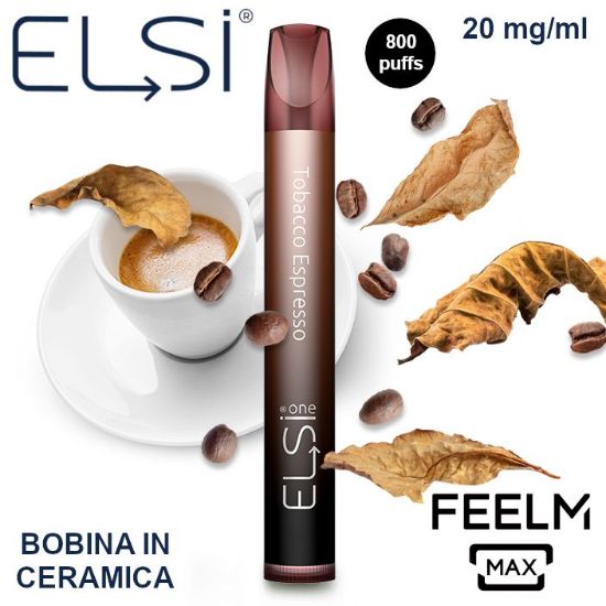 Immagine di ELSI ONE 1pz 20mg/ml TOBACCO ESPRESSO FEELM - PLN012758