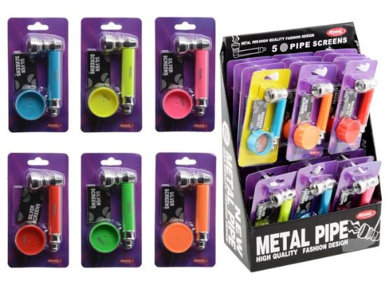 Picture of PIPA METAL + GRINDER 1pz BLISTER - ATOMIC