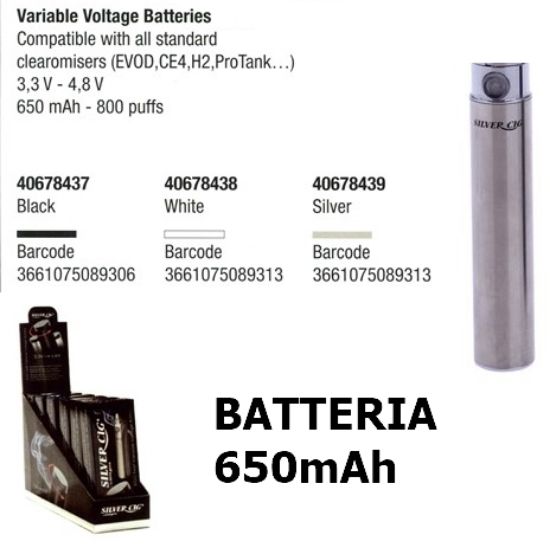 Picture of SILVER CIG BATTERIA 3.2V-4.8V CROMO 1pz