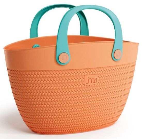 Immagine di BORSA MARE LINDA ARANCIO MANICO in PLASTICA