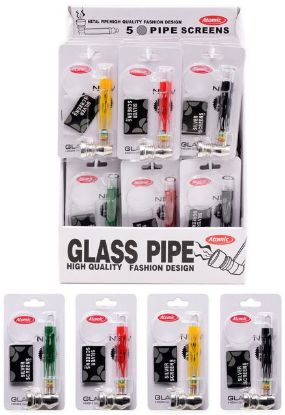 Picture of PIPA PIPETTA EXPO 24pz MINI GLASS + PIPE SCREENS