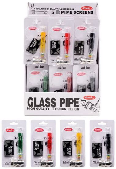 ItabWeb  PIPA PIPETTA EXPO 24pz MINI GLASS + PIPE SCREENS