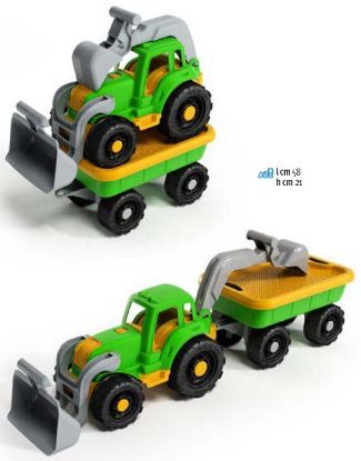 Immagine di GIOCHI TRATTORE CON BENNA EARTHMOVING 1pz