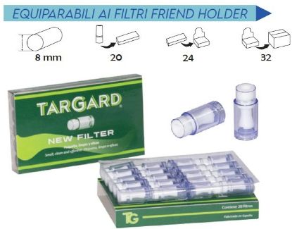 Immagine di FILTRI BOCCHINI TAR GARD 1x20pz (compatibile friend holder)