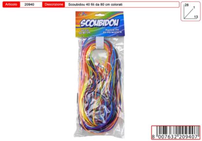 Immagine di GIOCHI SCOUBIDOU COLORFUL 40 FILI DA 80cm