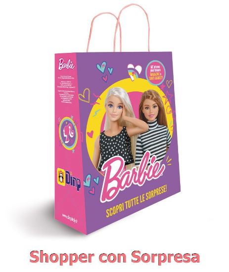 Immagine di BUSTA SORPRESA 1x5 buste BARBIE SHOPPER (V.8,90)