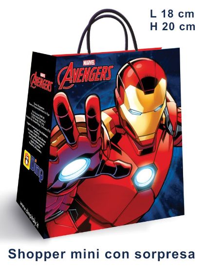 Immagine di BUSTA SORPRESA 1x6 buste AVENGERS MINI SHOPPER (V.5,90)