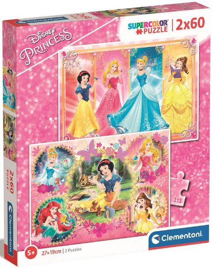 Immagine di GIOCHI PUZZLE 2X60 PRINCESS