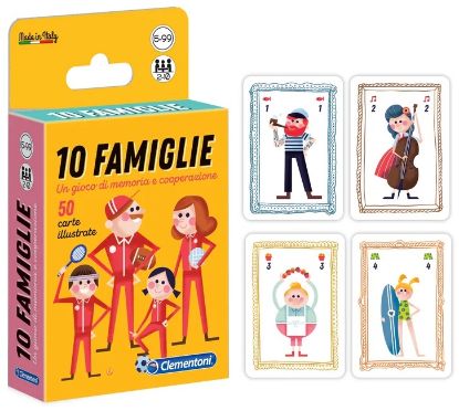 Picture of GIOCHI CARTE 10 FAMIGLIE 1pz CLEMENTONI