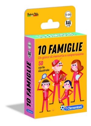 Picture of GIOCHI CARTE 10 FAMIGLIE 1pz CLEMENTONI