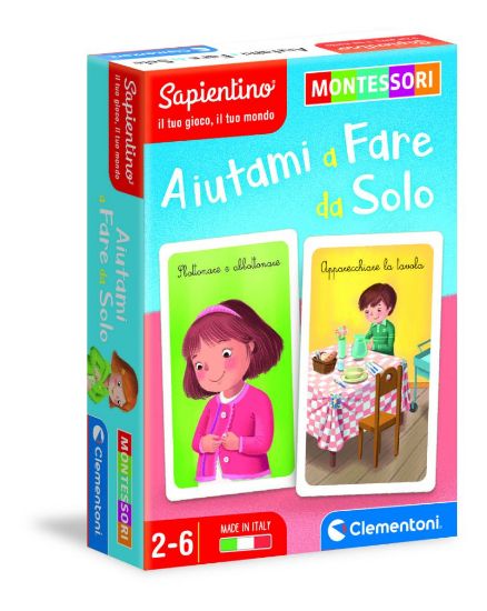 Picture of GIOCHI MONTESSORI CARTE AIUTAMI A FARE DA SOLO 1pz CLEMENTONI