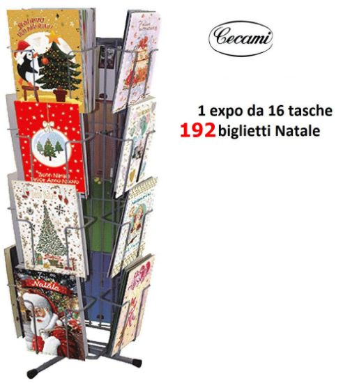 Immagine di BIGLIETTI CECAMI NATALE ASS. EXPO 192pz EXPO DA BANCO