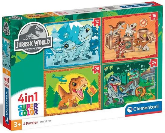 Picture of GIOCHI 4IN1 PUZZLE JURASSIC WORLD