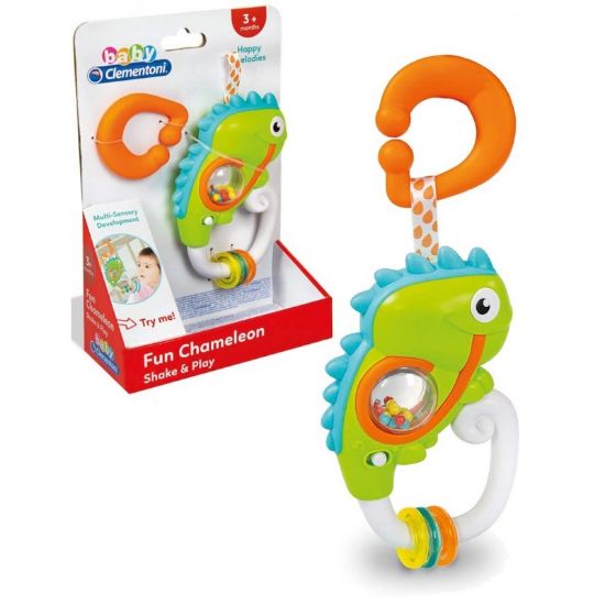 Immagine di GIOCHI INTERACTIVE RATTLE  1pz CHAMELEON CLEMENTONI