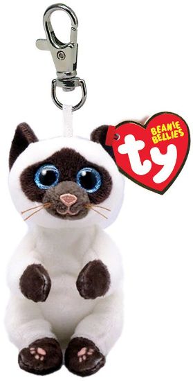 Immagine di PELUCHES BEANIE BELLIES CLIPS 10cm - 1pz MISO PORTACHIAVI