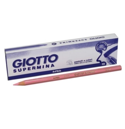 Immagine di PASTELLI GIOTTO S/MINA -07- ROSA FILA 1x12pz - F237007