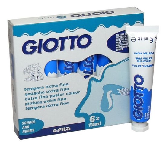 Immagine di TEMPERA GIOTTO  12ml -15- BLU PRIMARIO FILA  1x 6pz - T415