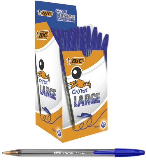 Picture of PENNA SFERA BIC LARGE BLU 50pz PUNTA 1,6mm