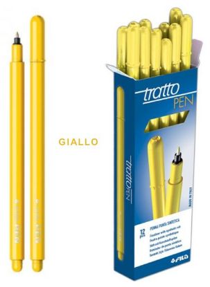 Picture of PENNARELLI TRATTO PEN 12pz GIALLO PENNARELLO FILA